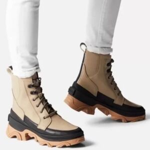 Ladies with lace up boots